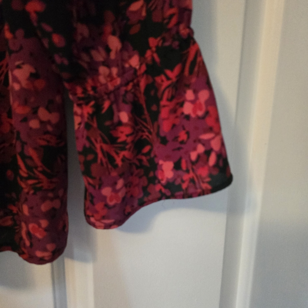 Roz & Ali Pink and Purple Floral Dress - Picture 3 of 3
